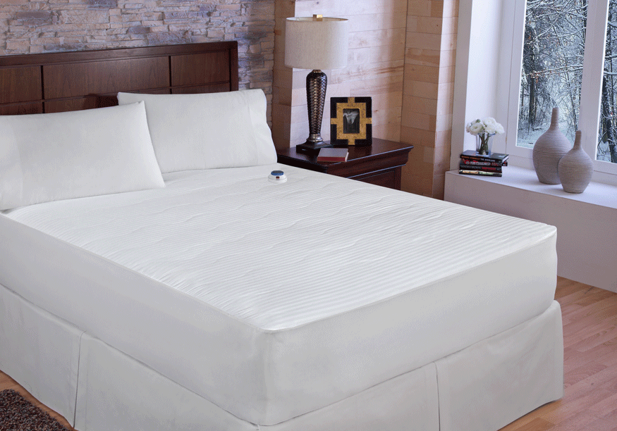 sunbeam heated mattress pad